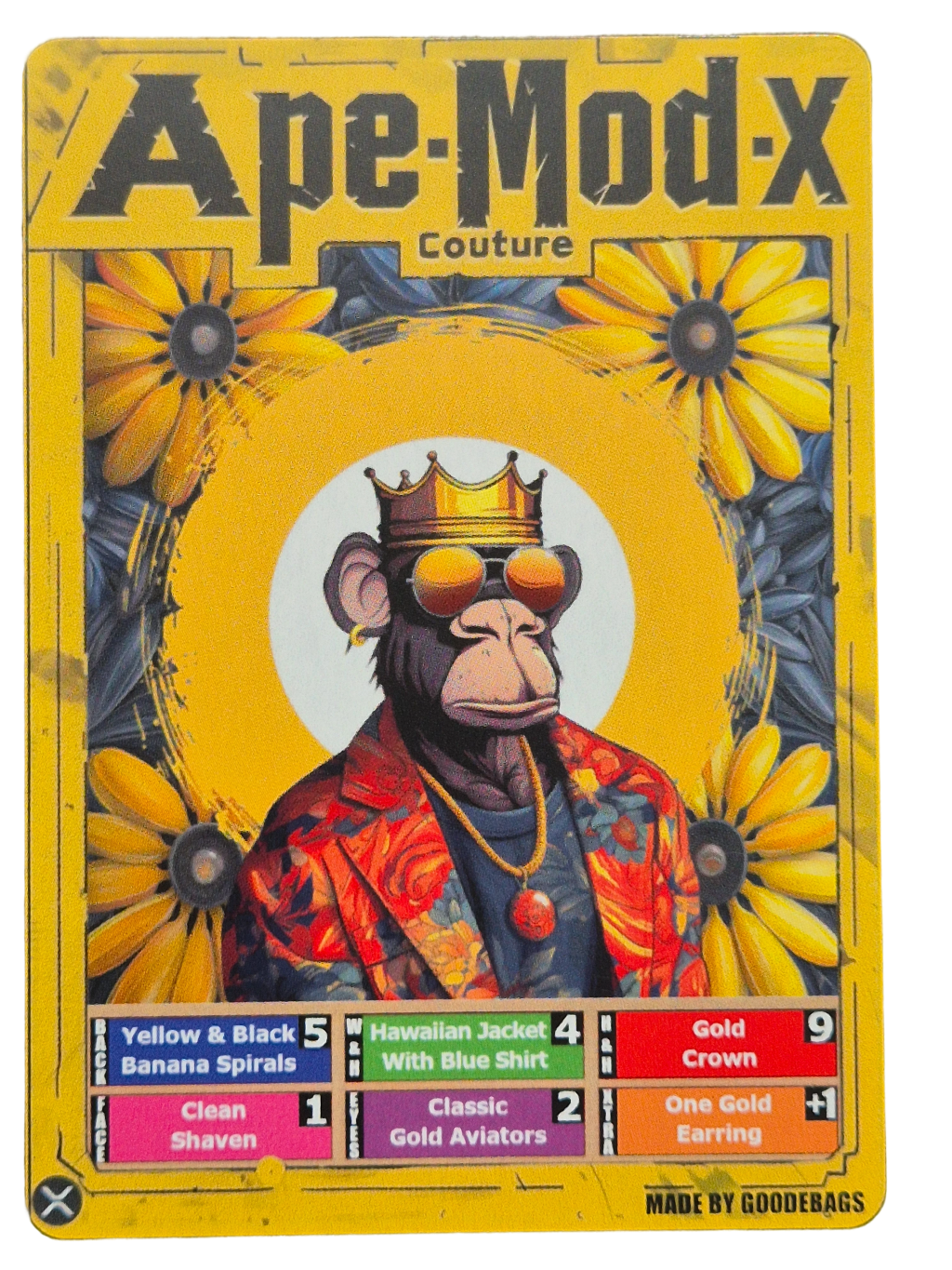 Ape-Mod-X 'Couture' Card game