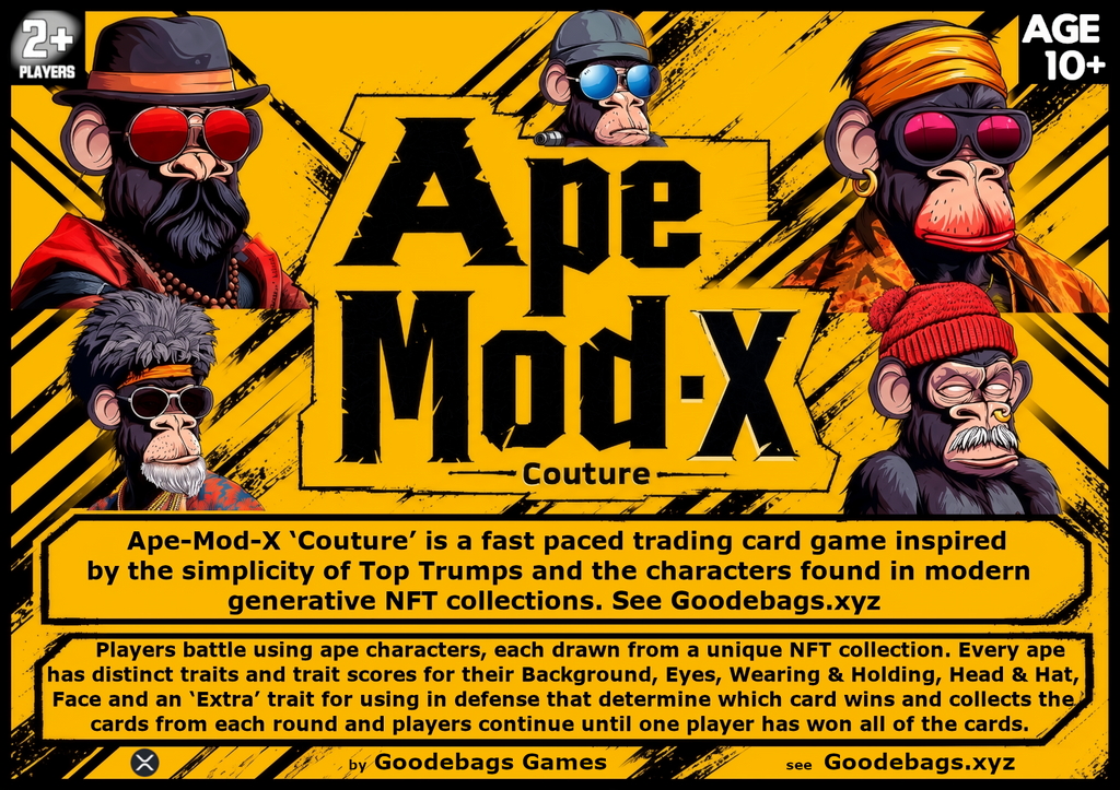 Ape-Mod-X 'Couture' Card game