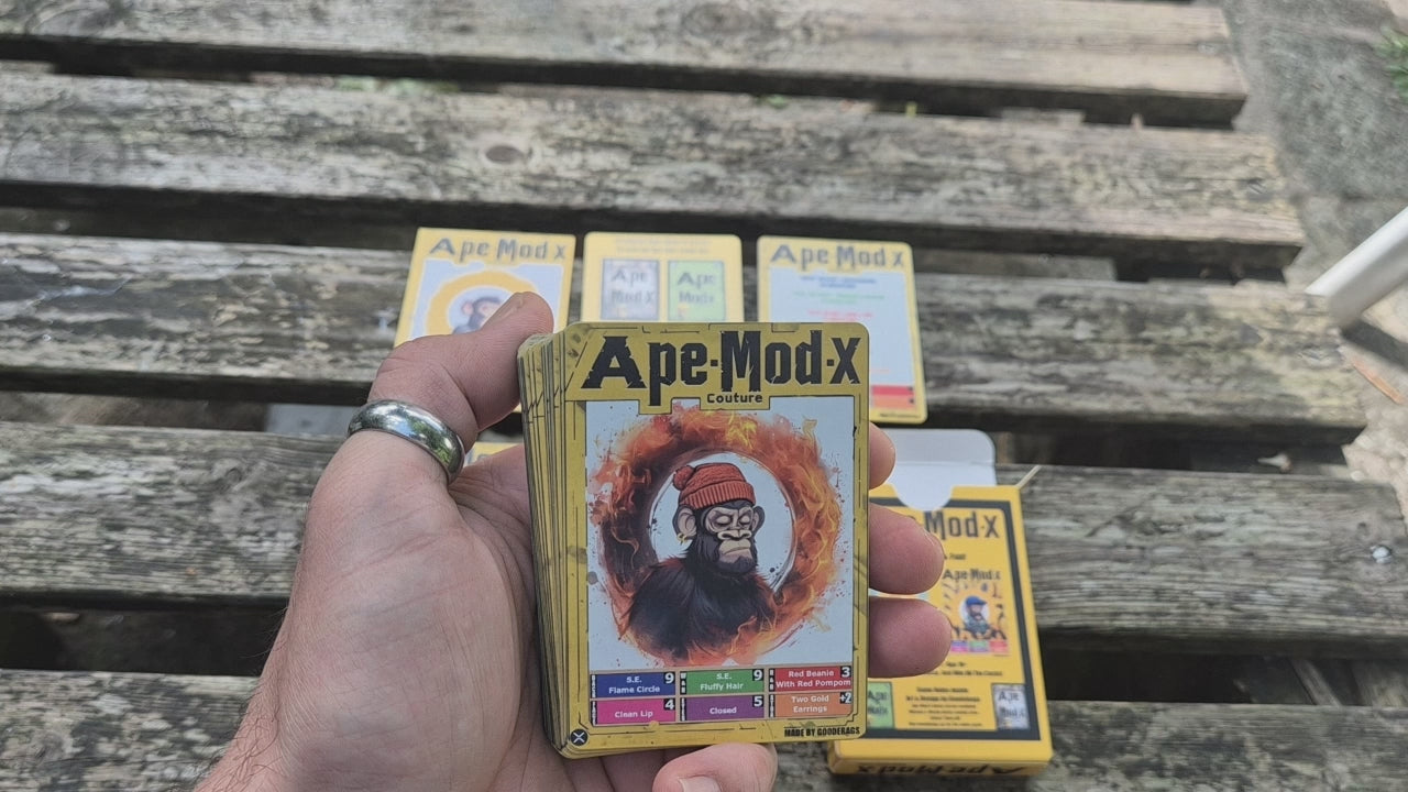 Ape-Mod-X 'Couture' Card game